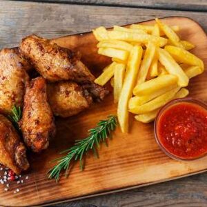 4 x Wings & Chips